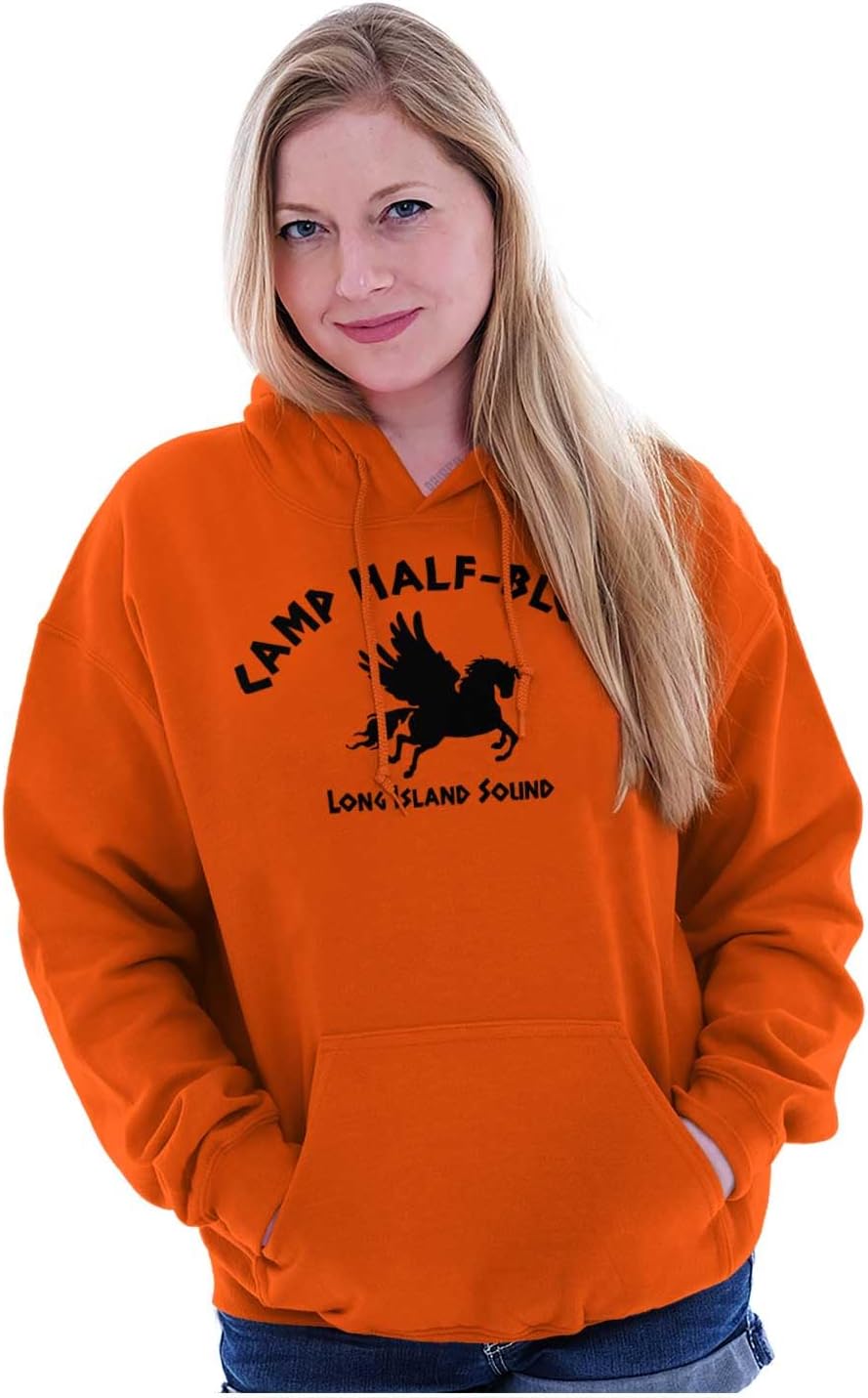 Brisco Brands Camp Half Blood Greek Mythology Hoodie Sweatshirt Women Men
