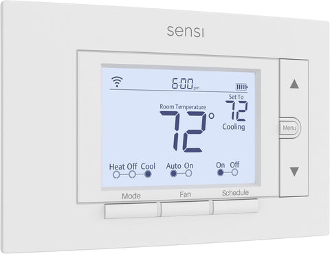 Sensi Smart Thermostat, Wi-Fi, DIY, Alexa, Energy Star Certified, ST55