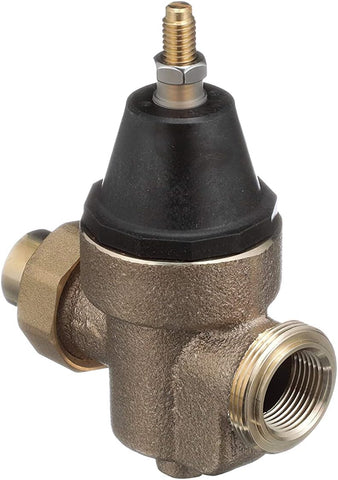 Watts 3/4 LFN45BM1 Valve, 3/4" Pressure Reducing NPT Threaded Female Inlet x NPT Female Outlet