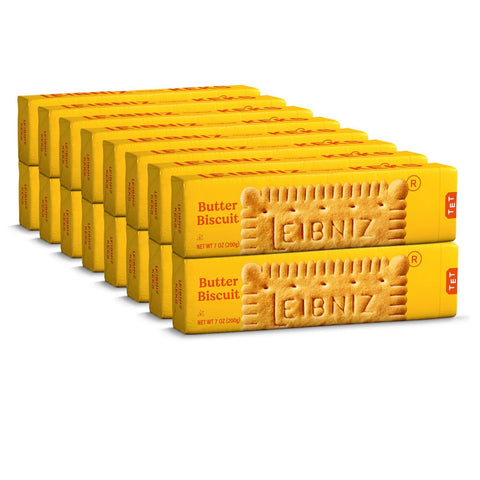 Bahlsen Leibniz Butter Biscuit Cookies, 16 Boxes