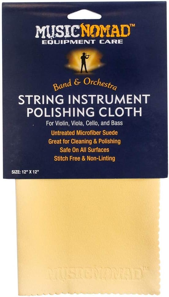 MusicNomad String Instrument Microfiber Cloth, 12" x 12" (MN731)