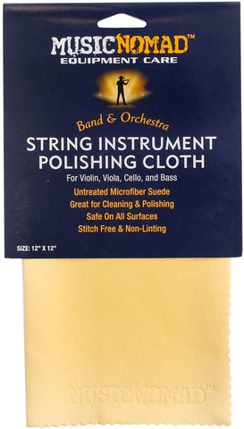 MusicNomad String Instrument Microfiber Cloth, 12" x 12" (MN731)