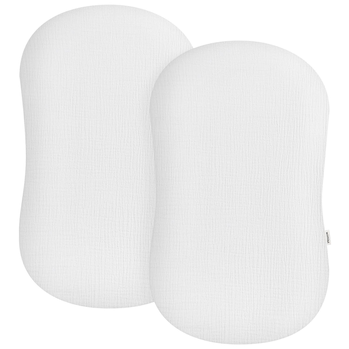 Baby Lounger Cover 2 Pack, Muslin Cotton Infant Lounger Cover, Covers Only