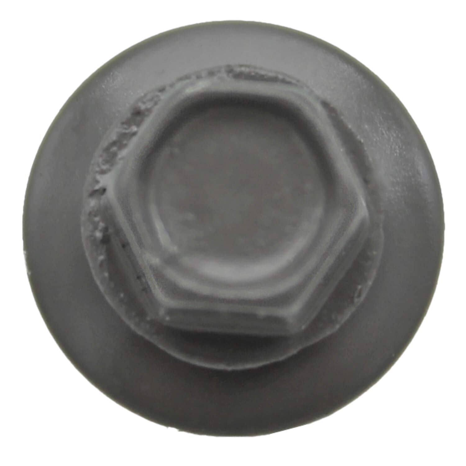 14 x 1 Charcoal Metal Roofing Screws - Hex Washer Head- Self-Starting/Tapping - EPDM Washer. 1 x 250 Count Bag - 250 Screws