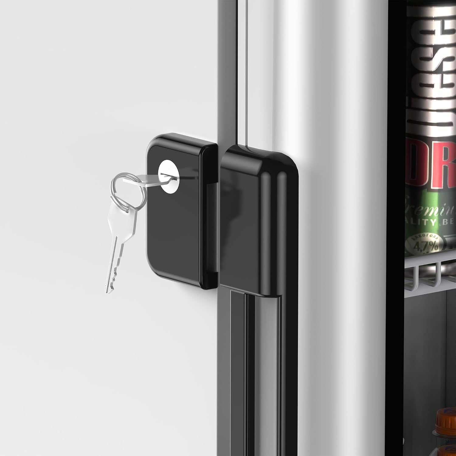 Coolski 6.5 Cu.ft. Beverage Refrigerator and Cooler Commercial Glass Door Display Refrigerator with LED Lighting and Adjustable Shelves, Beverage Display Cooler for Drink, Soda, Beer