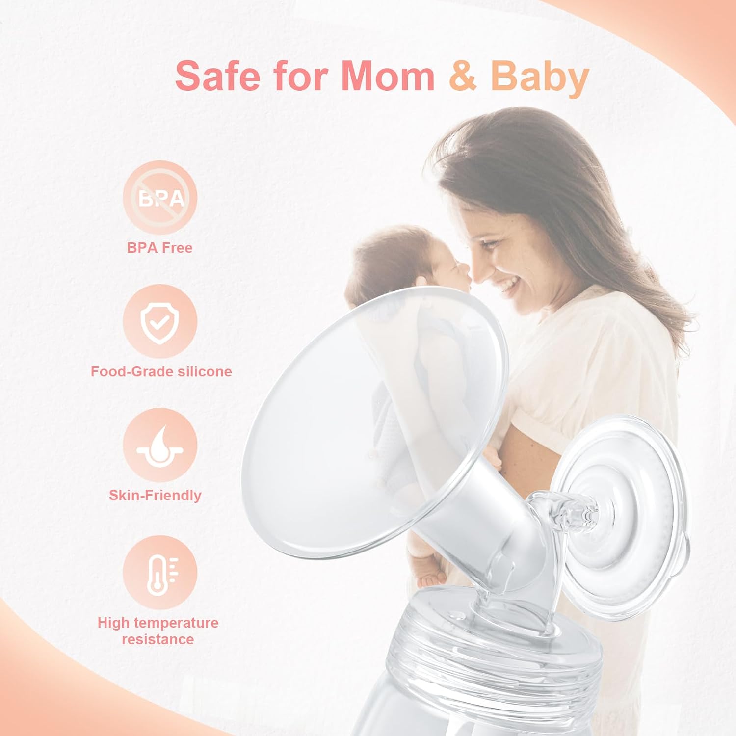 Hranio Breast Pump Parts Compatible with 17mm Spectra Flange 17mm Spectra Replacement Pump Parts s1 s2 (Flange 17mm 2 Pcs)
