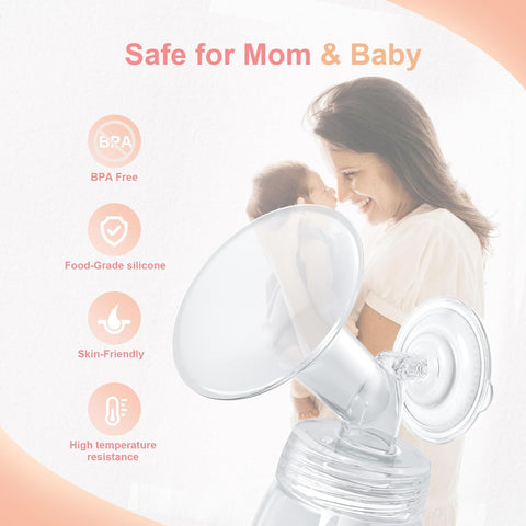 Hranio Breast Pump Parts Compatible with 17mm Spectra Flange 17mm Spectra Replacement Pump Parts s1 s2 (Flange 17mm 2 Pcs)