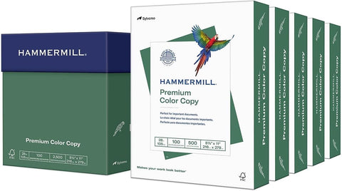 Hammermill Printer Paper, Premium Color 28 lb Copy Paper, 19 x 13-1 Ream (500 Sheets) - 100 Bright, Made in the USA, 106126R