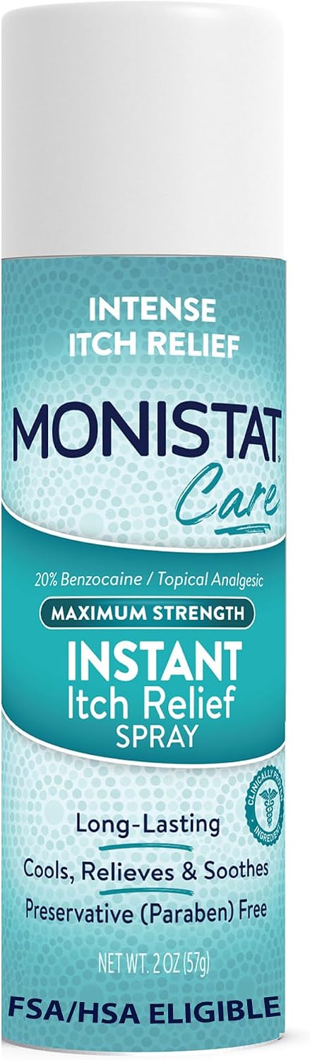 Monistat Instant Itch Relief for Women, Feminine Spray, 2 Oz