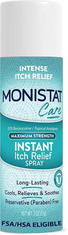 Monistat Instant Itch Relief for Women, Feminine Spray, 2 Oz
