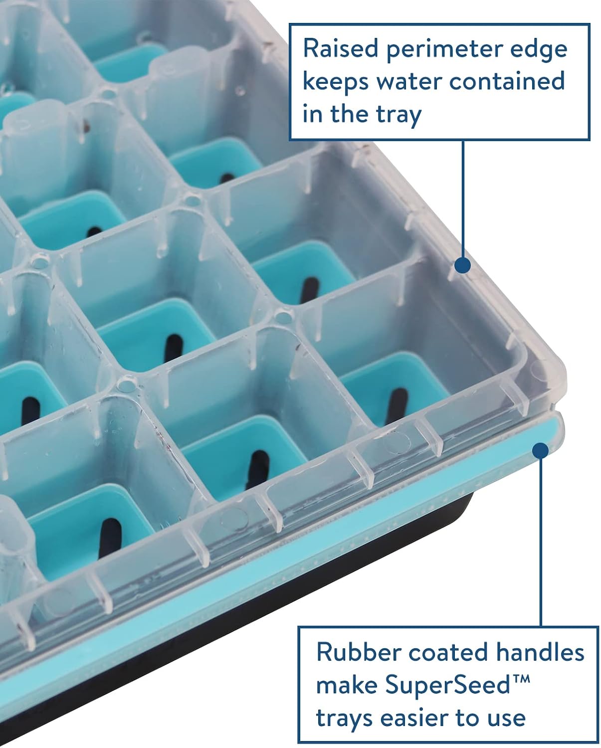 Burpee SuperSeed 36-Cell Reusable Seed Starting Tray for Indoor Seedlings