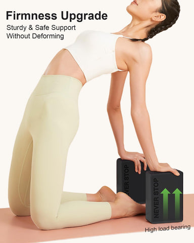 KEEP Yoga Block, High-Density EVA Foam 2 Pack Yoga Block with Non-Slip Textured Surface, Supportive, Lightweight - Ideal for Yoga