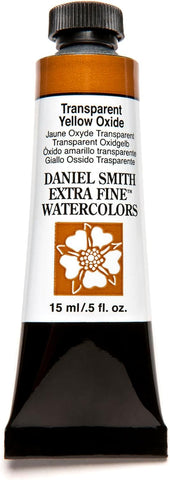 Daniel Smith Extra Fine Watercolor Paint, 15ml Tube, Transparent Yellow Oxide, 284600131, 0.5 Fl Oz (Pack of 1)