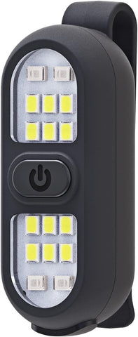 Clip on Flashlight, Running Lights for Runners Dog Light for Dog Walking at Night Rechargeable Safety Portable EDC Flashlight Gift for Runners Hands Free LED Work Light Flashing Camping Hiking Gear