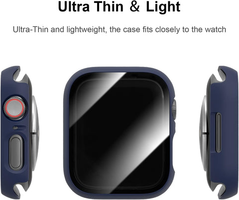 6 Pack Case with Screen Protector for Apple Watch SE3/SE2/SE/6/5/4 40mm