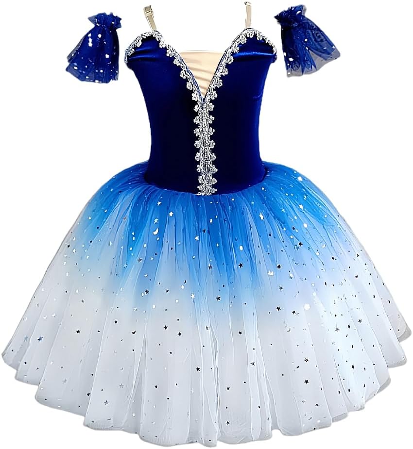Children's Ballet Skirt, Girls' Dance Dress, Tight Gauze Skirt, Ballet Dancer Costume, Stage Collective Performance Costume