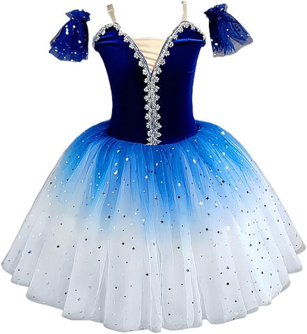 Children's Ballet Skirt, Girls' Dance Dress, Tight Gauze Skirt, Ballet Dancer Costume, Stage Collective Performance Costume