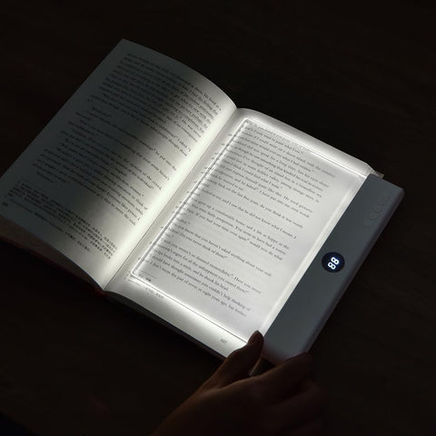 Book Light for Reading in Bed at Night Flat Reading Lights, White