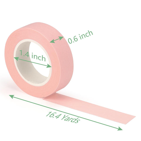 Hutou 8 Rolls Washi Tape Colored Masking Tape 1/2 Inch, Pastel Colors
