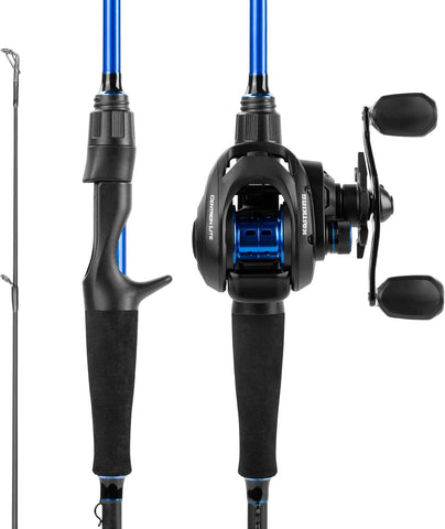 KastKing Centron Fishing Rod and Reel Combo, Baitcaster & Spinning Combo