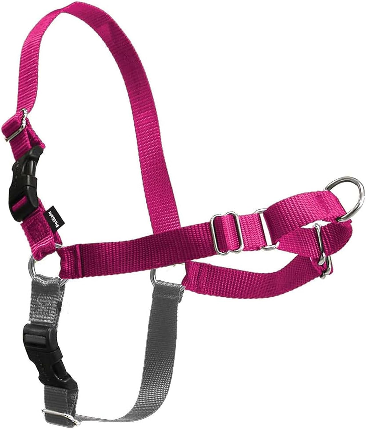 PetSafe Easy Walk Harness, No Pull Dog Harness, Raspberry, Large