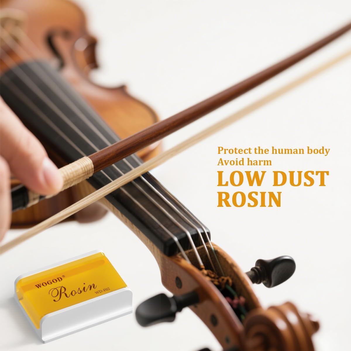 Rosin Violin Rosin Light Low Dust Rosin 20 Pack for Bows for Violin Viola and Cello (F02-20Pack)