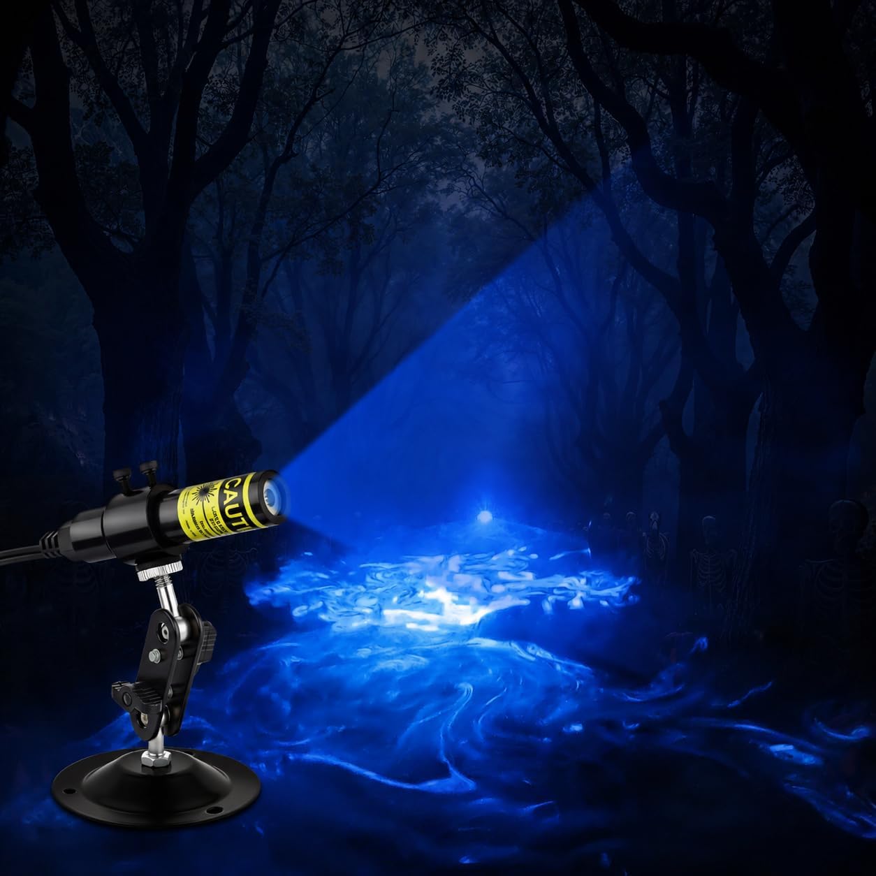 Blue Laser Line Projector for Halloween Swamp Party Decoration