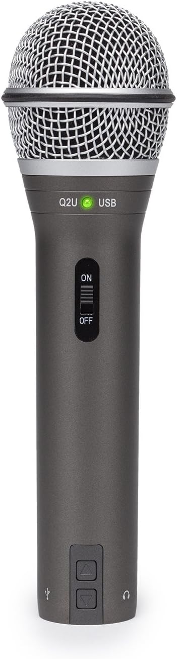 Samson Q2U USB/XLR Dynamic Microphone Recording and Podcasting Pack