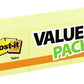 Post-it Notes, 3x3 in, 18 Pads, Canary Yellow, Clean Removal, Recyclable