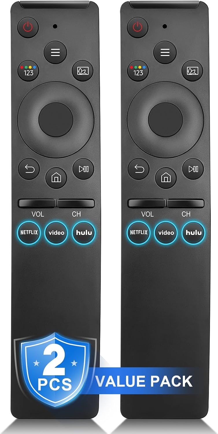 2-Pack Replacement Remote for Samsung Smart TV – No Setup, Instant Response