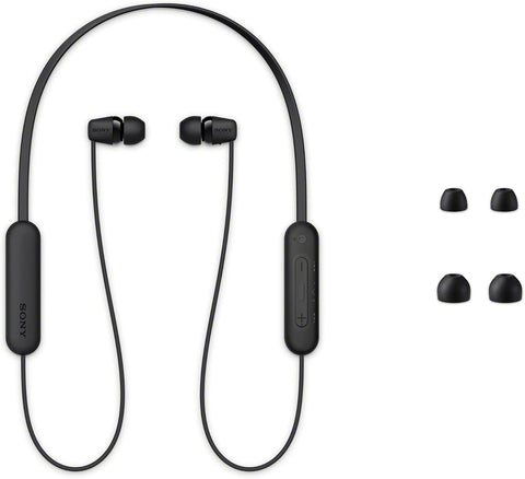 Sony WI-C100 Wireless in-Ear Bluetooth Headphones with Built-in Mic, Blue