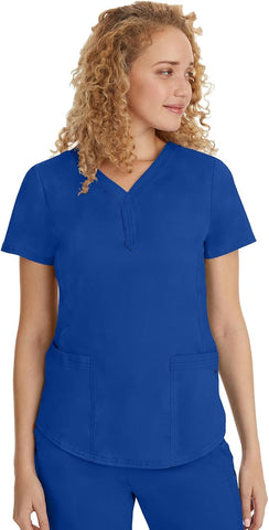 Healing Hands Purple Label Jane Scrub Top for Women Y-Neck Design