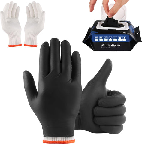 ANBOSON BBQ Gloves,Disposable BBQ Gloves Heat Resistant Cooking