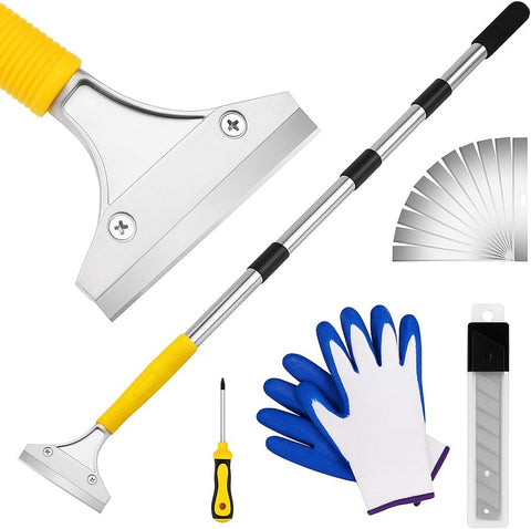 DIYSELF Scraper Tool 5.4 ft (65 in), Adjustable Floor Scraper