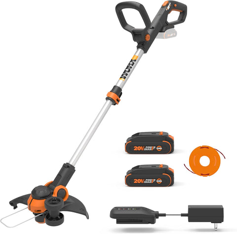 WORX 20V 12" 2-in-1 Cordless String Trimmer & Electric Lawn Edger, WG163