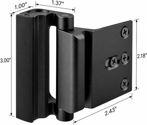 Home Security Front Door Lock, Child Safety Door Reinforcement Lock Latch