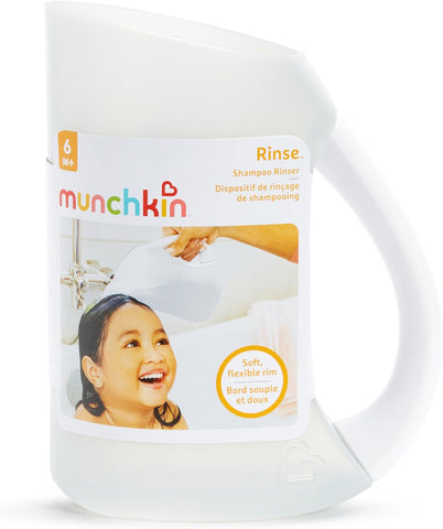 Munchkin® Rinse™ Shampoo Bath Rinser Cup, Ultra Soft and Flexible Rim, Babies, Toddlers and Kids, Grey
