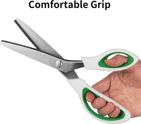 Fri4Free 9" Pinking Shears Zig Zag Fabric Sewing Craft Scissors