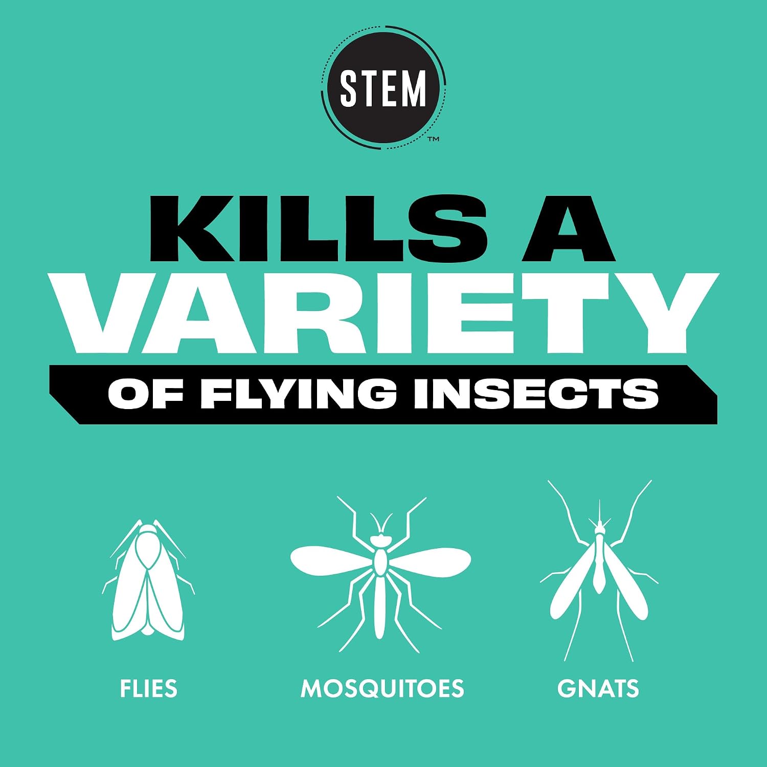 STEM Plant-Based Bug Spray, Insect Killer Indoor Outdoor, 10 fl oz