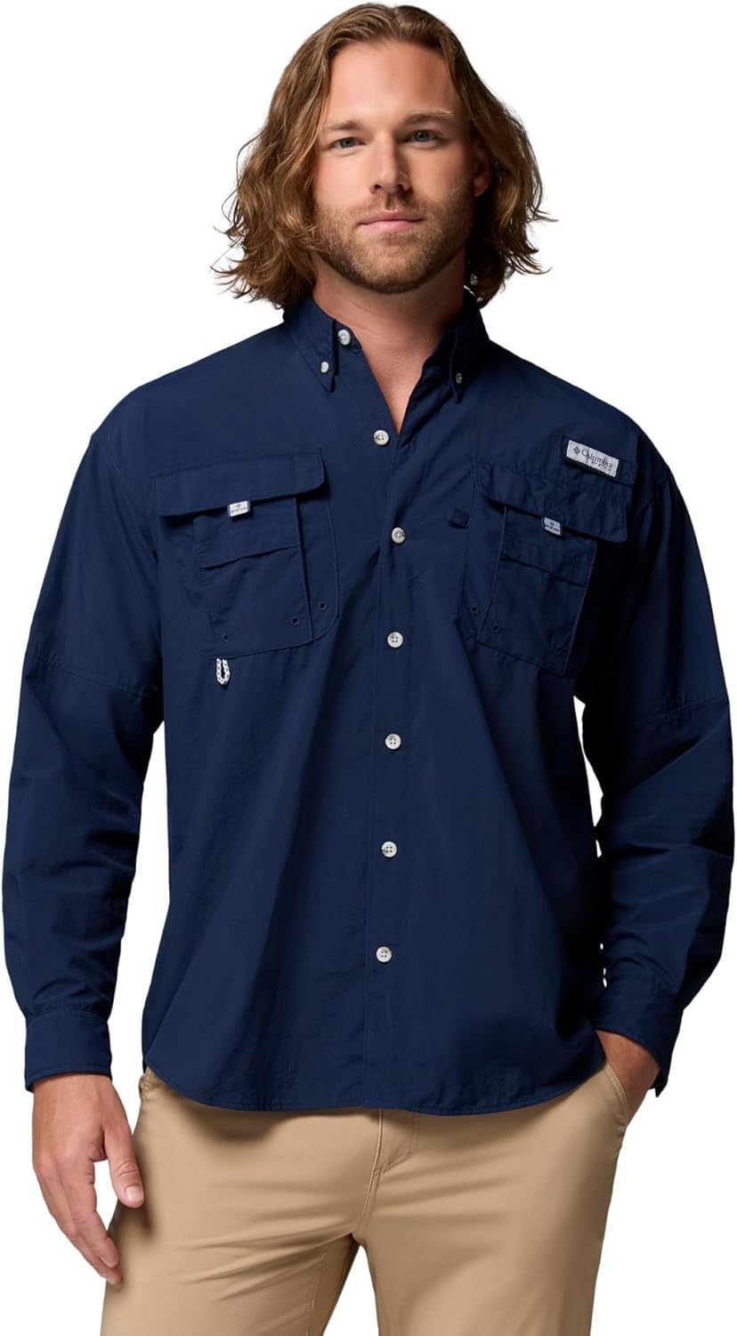 Columbia Men's PFG Bahama II Long Sleeve Fishing Shirt