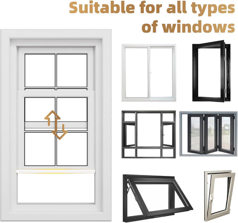 Kneelisa 118” Wedge-Shape Foam Window Weather Stripping Door Seal