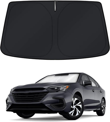 KUST Windshield Sun Shade for Subaru Legacy 2020-2022 2023 2024 2025 Window Accessories Shade Sun Cover Foldable Blocks UV Rays
