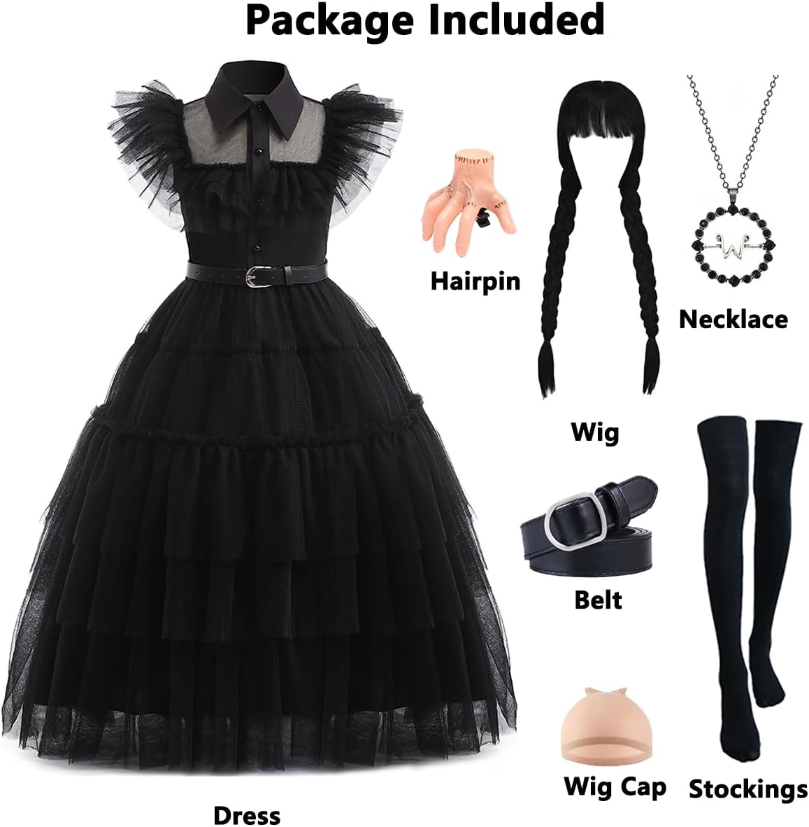 Kids Halloween Costumes for Girls Princess Costume Cute Accessories