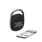 JBL Clip 4 - Portable Mini Bluetooth Speaker, big audio and punchy bass, integrated carabiner, IP67 waterproof and dustproof, 10 hours of playtime, speaker for home, outdoor and travel (Black)