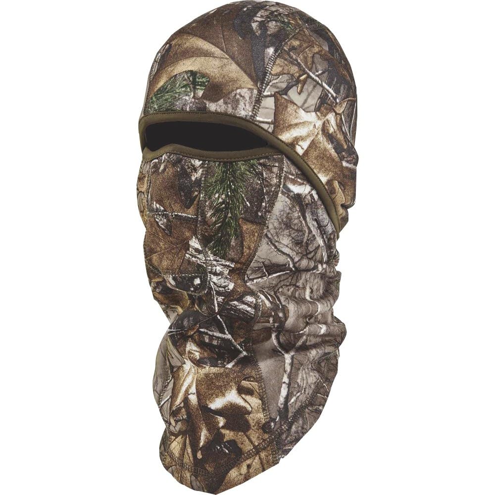 Ergodyne - 16833 N-Ferno 6823 Balaclava Ski Mask, Wind-Resistant Camo Face Mask, Hinged Design to Wear as Neck Gaiter, RealTree Camouflage, One size