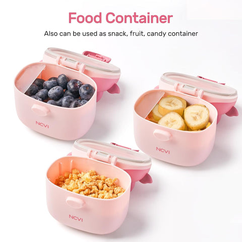 NCVI Formula Container To Go, Baby Formula Dispenser On The Go with Scoop