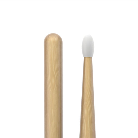 ProMark Rebound 7A Hickory Drumsticks, Oval Nylon Tip, 1 Pair