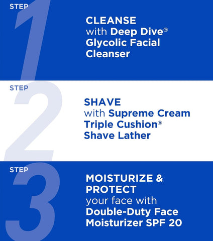 Jack Black Supreme Cream Triple Cushion Shave Lather - Shaving Cream Mens, 9.5Fl Oz