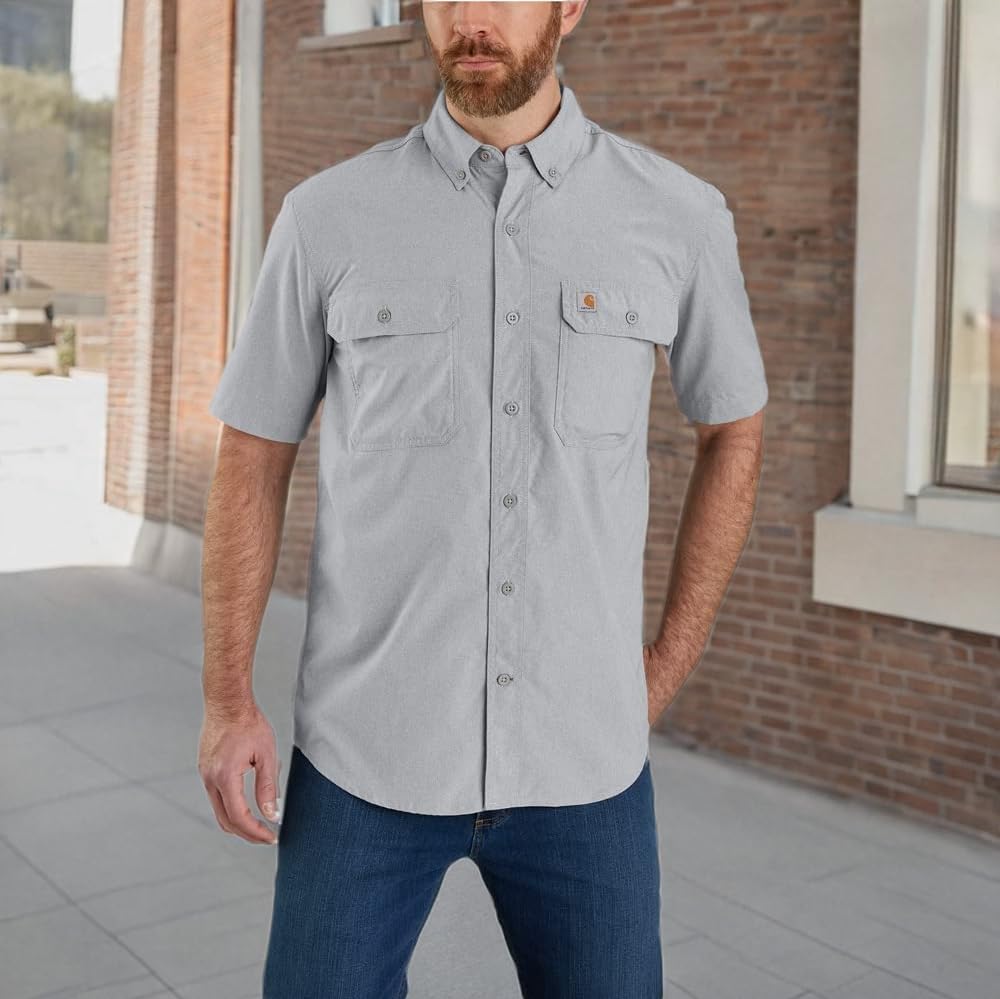 Carhartt Men's 105292 Force® Relaxed Fit Lightweight Short Sleeve Shirt