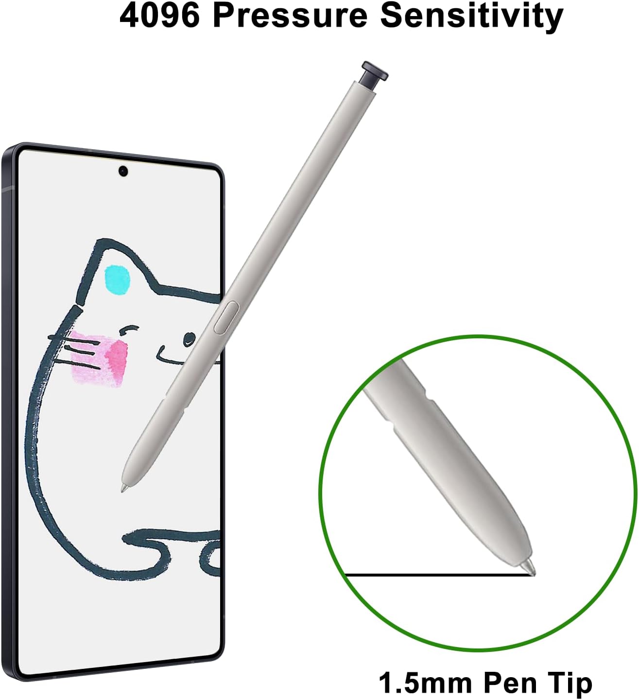 Galaxy S25 Ultra S Pen Replacement for Samsung Galaxy S25 Ultra Stylus Pen,S25 Ultra Pen Replacement for Samsung Galaxy S25 Ultra 5G 6.9 in All Versions S Pen,EJ-PS938BBEGUJ(Black)